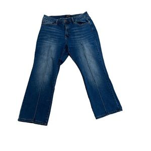 Judy Blue Straight Fit High Rise Stretch Comfort Denim Jeans Sz 16W